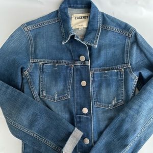 LAgence Dark denim jacket - XS - super comfy